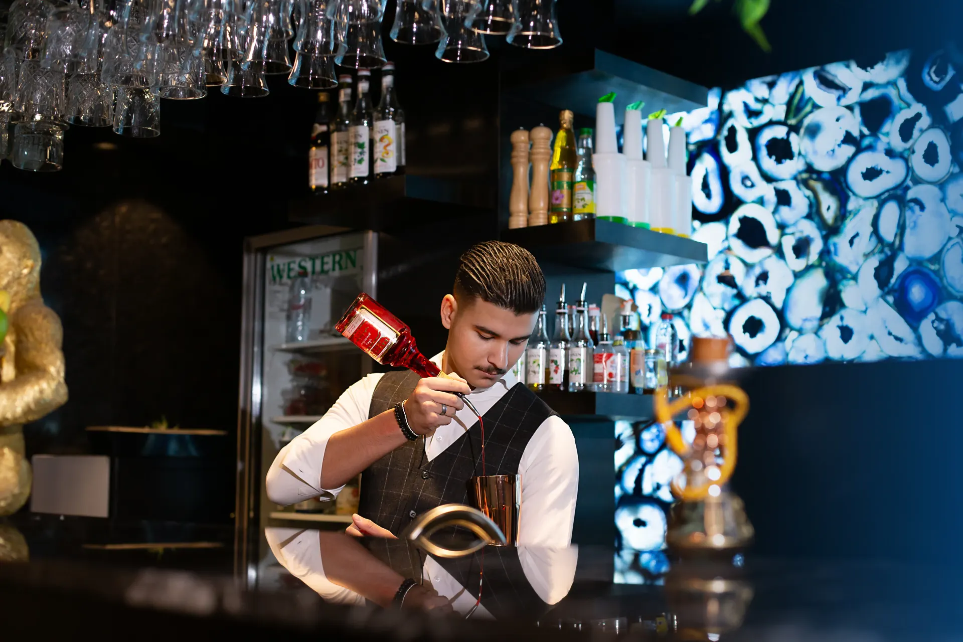 Drinks to pair with sheesha at Dr. Sheesha, Dubai