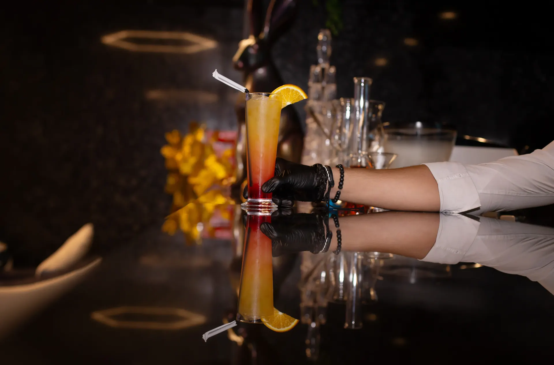 Chilled drink at Dr. Sheesha lounge, Al Karama