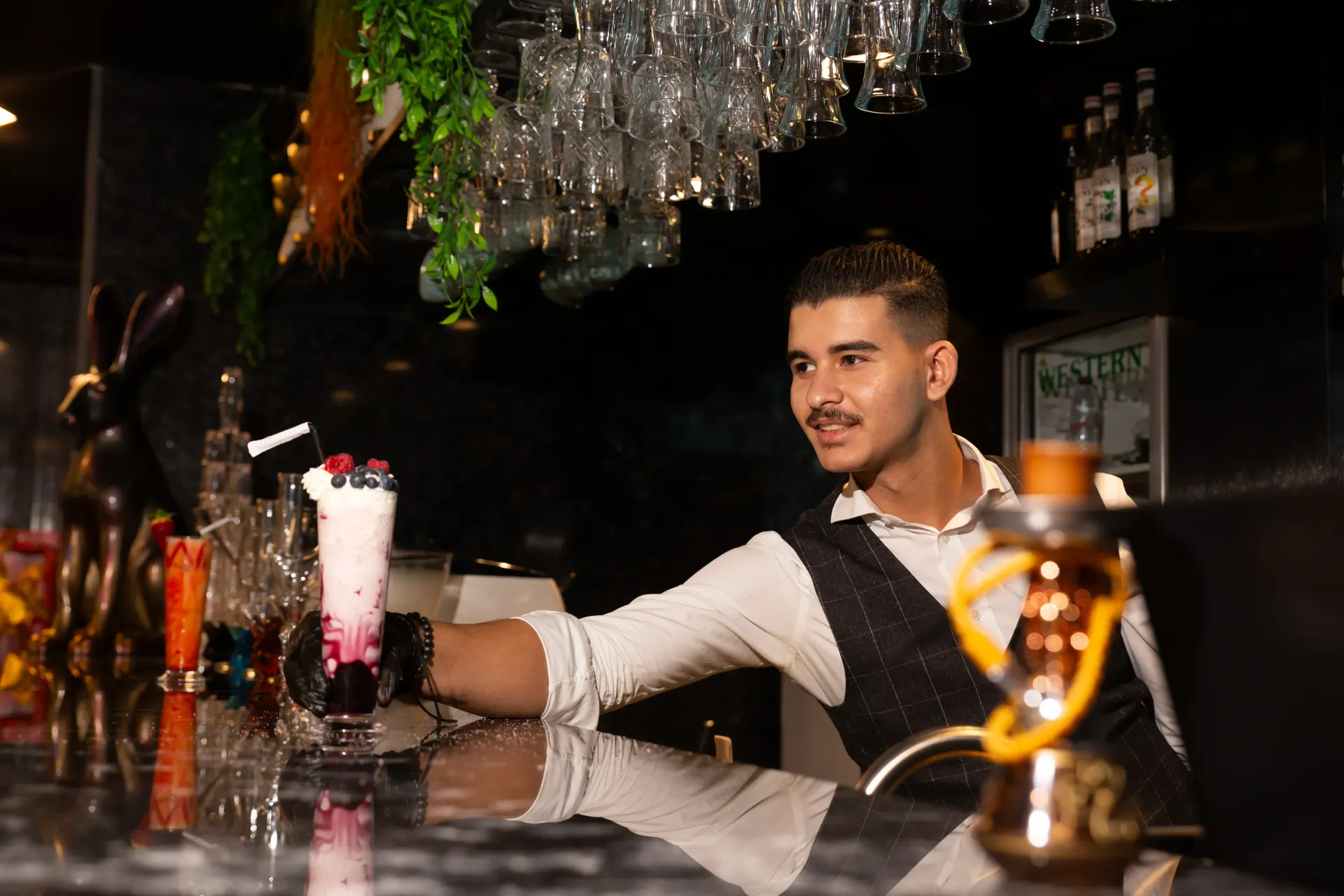 Drinks to pair with sheesha at Dr. Sheesha, Dubai