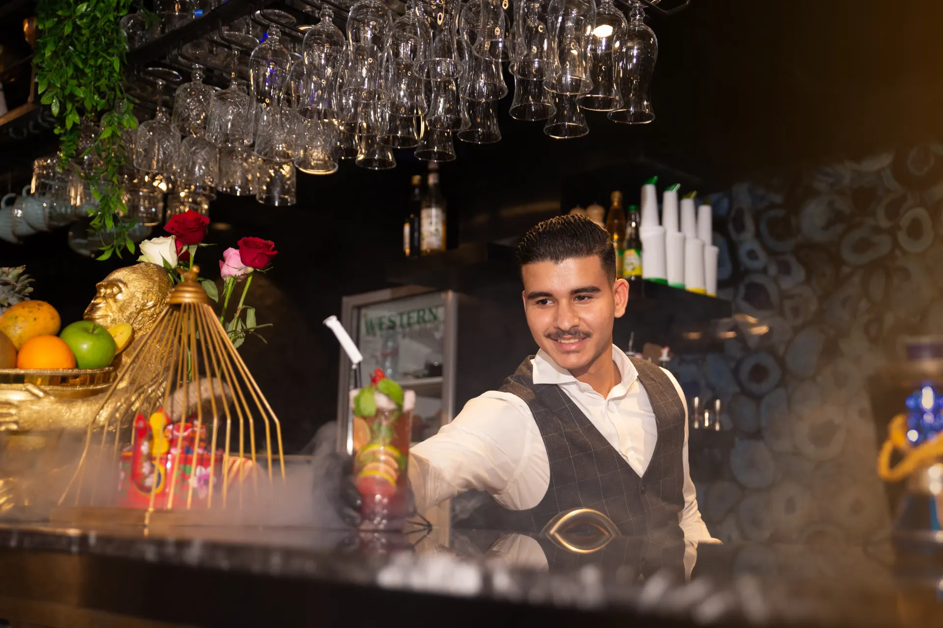 Drinks to pair with sheesha at Dr. Sheesha, Dubai