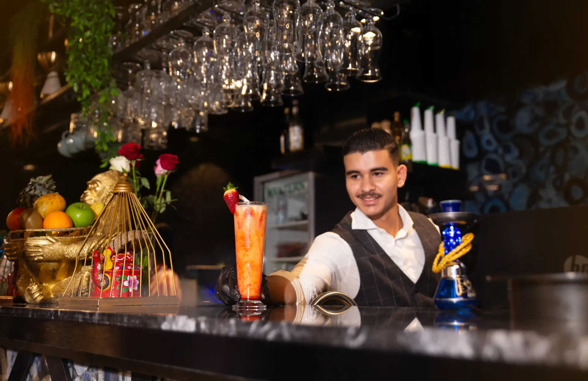Drinks to pair with sheesha at Dr. Sheesha, Dubai