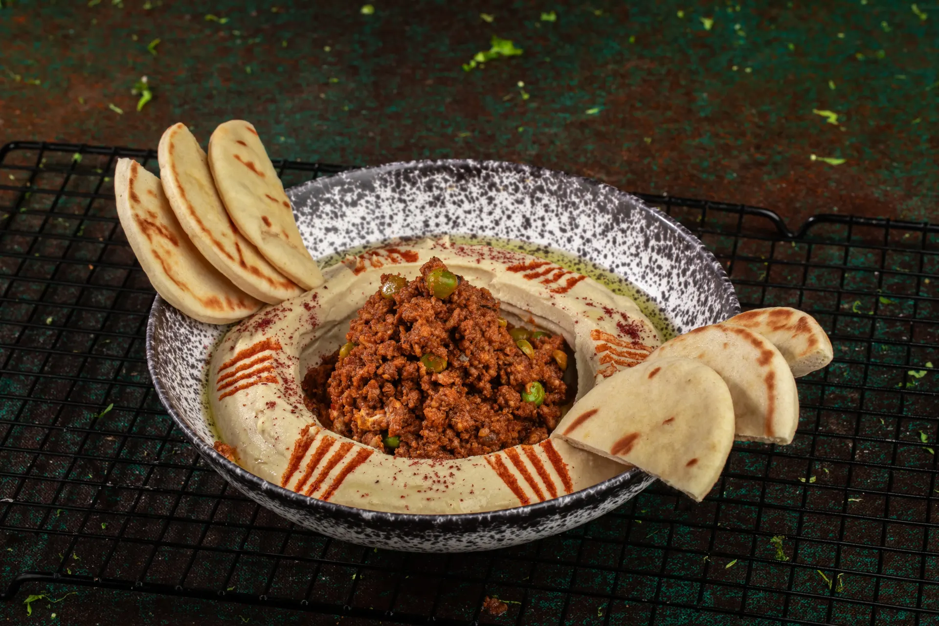 Dish from the Dr. Sheesha menu, Al Karama