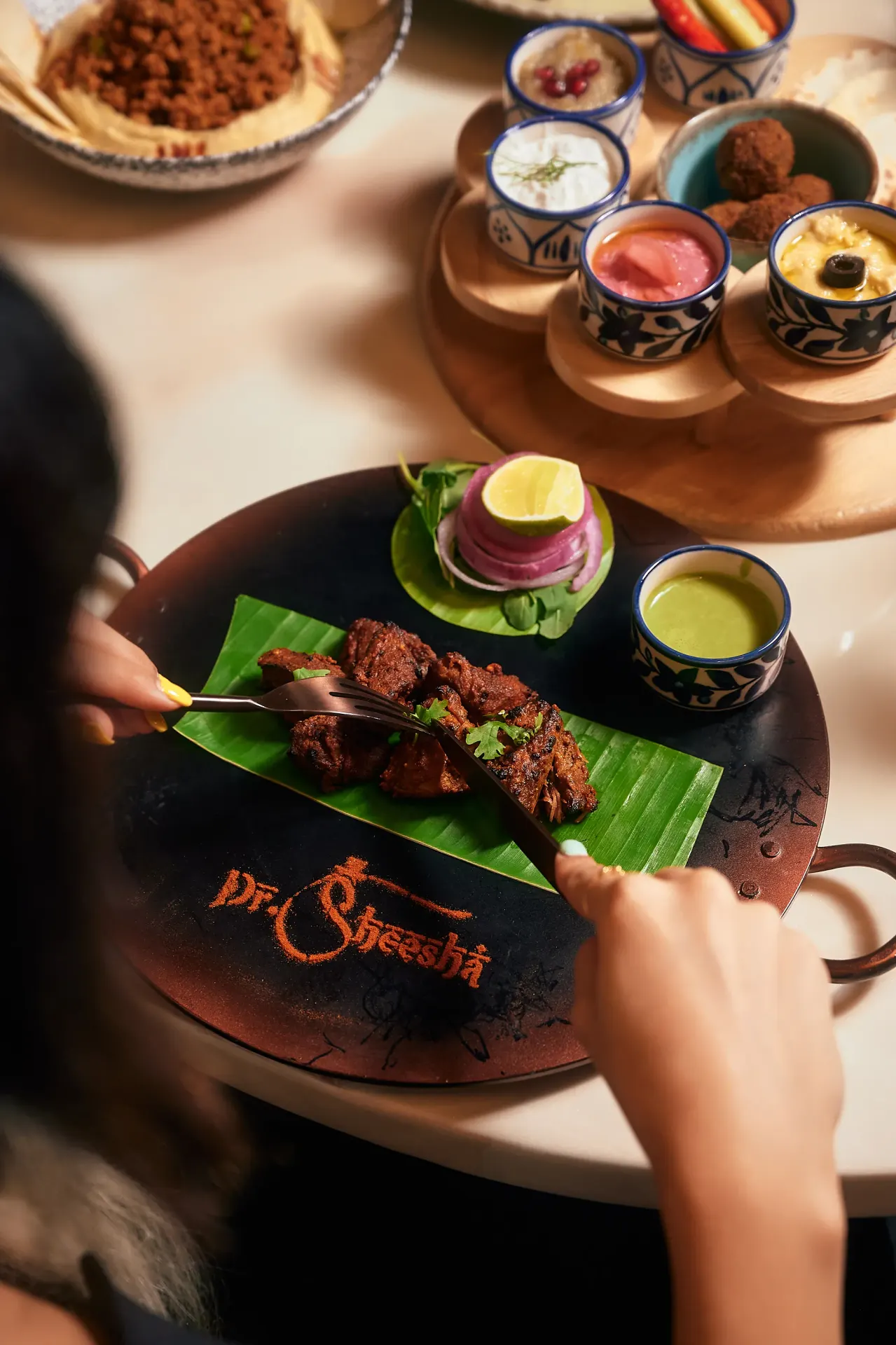 Dish from the Dr. Sheesha menu, Al Karama