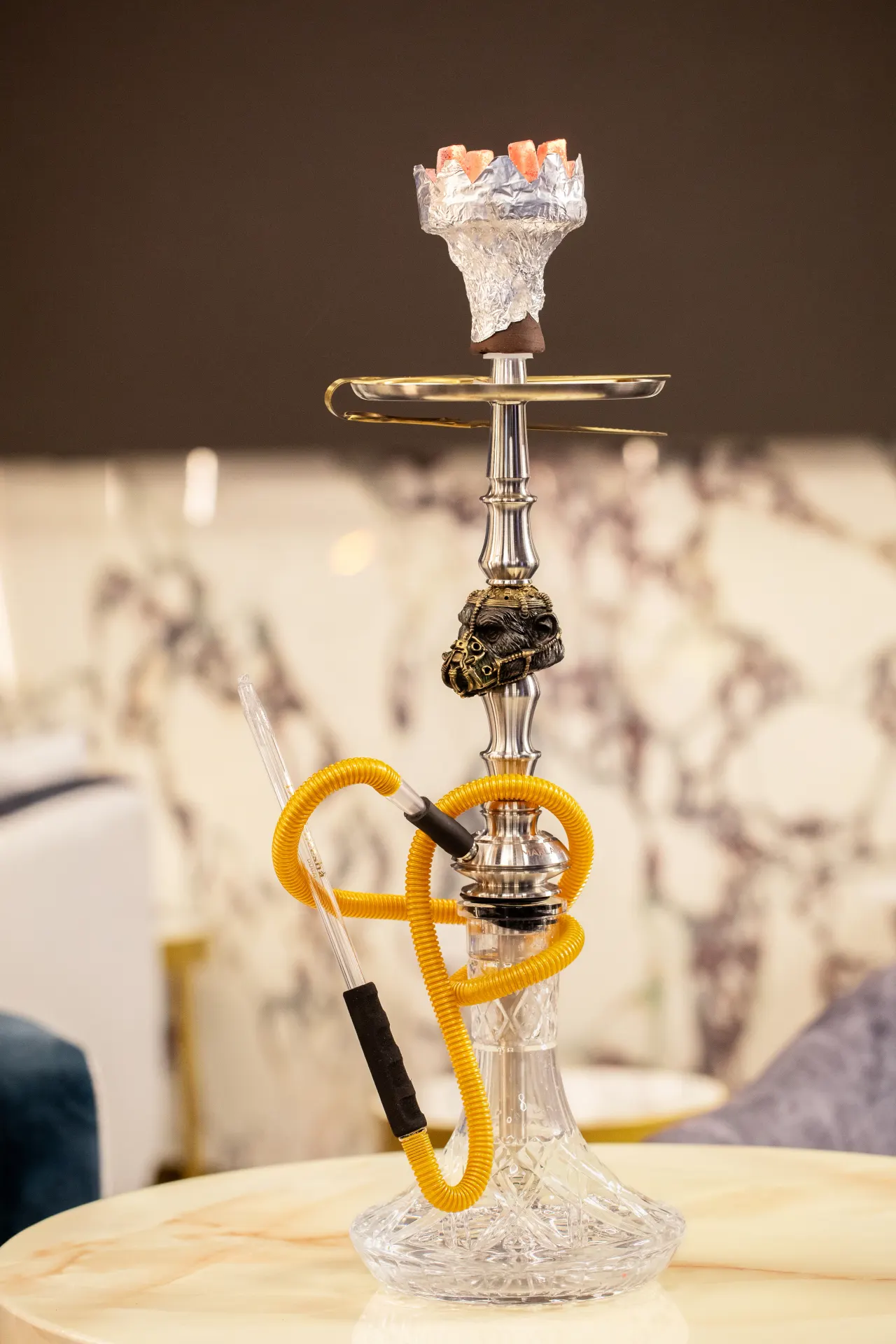 Fresh sheesha at Dr. Sheesha shisha lounge, Dubai