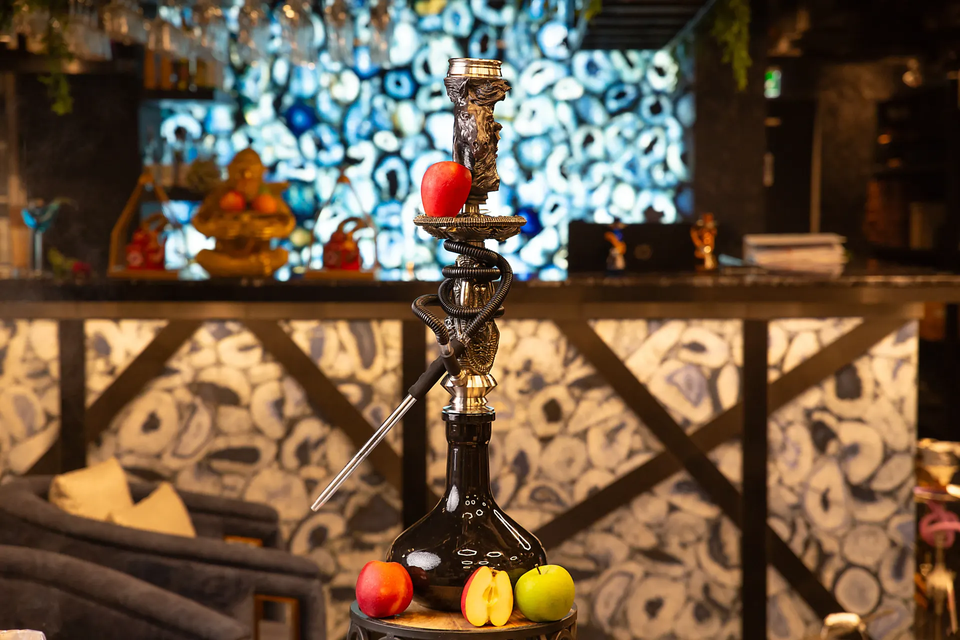 Fresh sheesha at Dr. Sheesha shisha lounge, Dubai